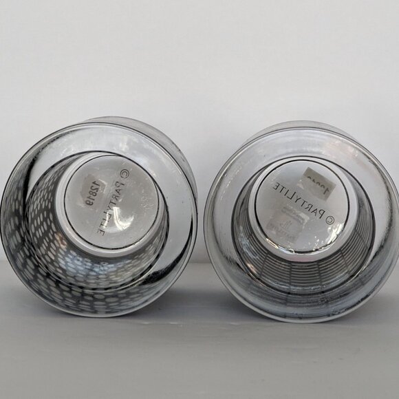 Discontinued PartyLite Black/Clear Votive Candle Holders Not Available on Site - Picture 3 of 4